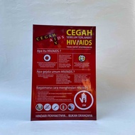 HIV AIDS Poster, HIV AIDS Waspada Poster, Worldwide AIDS Day Poster