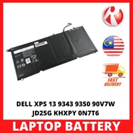Del XPS 13 9343 9350 90V7W JD25G KHXPY 0N7T6  REPLACEMENT BATTERY