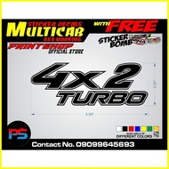 ♞,♘Multicab 4x2 marking Sticker Decals Set cut-out vinyl