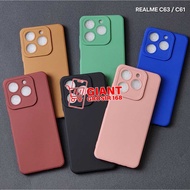 Softcase Realme C63 Realme C61 Case Macaron Pro Camera Realme C63 Realme C61