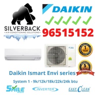 DAIKIN ISMART ENVI SERIES SYSTEM 1 9000 / 12000 / 18000 / 22000 / 24000 BTU AIR CONDITIONER