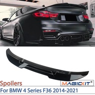 MAGICKIT FOR 14-20 BMW F36 4 SERIES 428i 430i 440i GRAN COUPE 4DR PSM STYLE ABS Trunk Spoiler Wing C