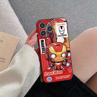 VIVO Y75 V7 Y79 Y70s Y51s Y71 V7 Plus Y81 Y81i Y83 Y83 Pro Y85 V9 Y71i Y72 5G Y52 5G Y91 Y91i Y95 Y93 Y91C Cartoon Iron Man Phone Case Soft Cover Cute TPU Case