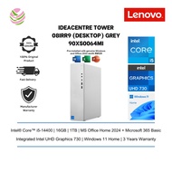 Lenovo IdeaCentre Tower 08IRR9 (Desktop) 90XS0064Mi (Ci5-14400 / 16GB/ 1TB/ UHD 730 / W11H/ 3Y/ M365