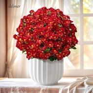 DELMER 5  Artificial Daisy Bouquet, High Fidelity Gradient Waterproof Artificial Chrysanthemums, 7 F