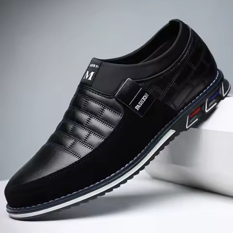 size 38-48 casual shoes loafers shoes for man casual business man luxury loafers sneaker PU leather