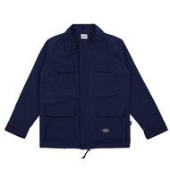 Dobujack Semi Parka Jacket Tiny Navy Baby Canvas Material Snap Button