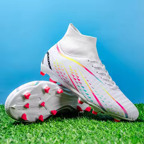 Professional breathable football shoes FG/AG long nail artificial grass suitable for training and co
