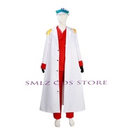 Sakazuki General Cosplay Costumes Anime Akainu Navy Uniforms Red Suit Cloak Hat Halloween Party