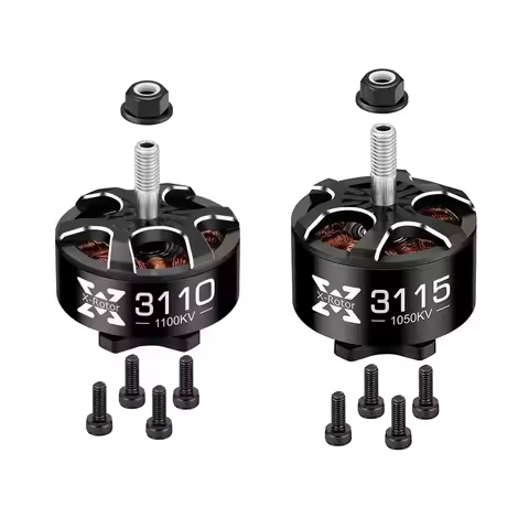 Hobbywing Xrotor 3110 3115 RC FPV Racing Drone Brushless Motor 900KV 1050KV 1150KV 4-6S Metal Parts
