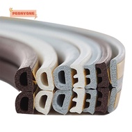PEONYTWO Weather Stripping Door Seal Strip, Self Adhesive EPDM Weather Stripping, Flexible Soundproo