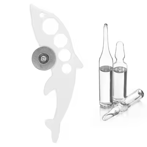 Portable Fish Shape Glass Ampoule Bottle Opener Ampule Breakers Cutting Device for Medicines Organiz