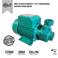 "BEST" Peripheral Water Pump ( QB60-1 ) Home Water Booster Pump 0.5HP