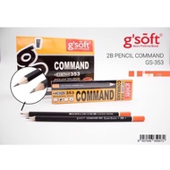 G'SOFT 2B pencil Gs350 / Gs353 Writing Pencil ( 1dz/box )