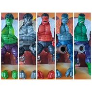 ❦Marvel Legends 80th Anniversary Red Gray Outback Incredible Hulk with Tube 8\" Loose Action FiJf^]
