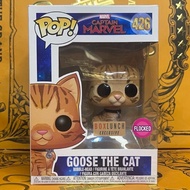Funko Pop Marvel: Captain Marvel - Goose The Cat (Flocked) [Exclusive Lunch Box] 426