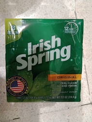 ไอริช สปริง สบู่หอมออริจินัล 106.3กรัม x 3 ก้อน/Irish Spring Original Soap 106.3 grams x 3 pack