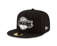 NBA Black & White 59Fifty Fitted Cap