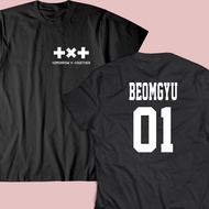 KAOS BAJU TXT YEONJUN SOOBIN BEOMGYU HUENINGKAI KANG TAE HYUN KAOS KPOP KATUN COTTON COMBED 30S
