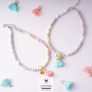 สร้อยคอสุนัข สร้อยคอแมว ปลอกคอแมว รุ่นpastel tuff