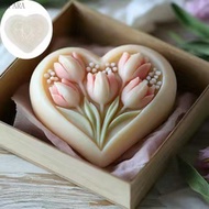 Bapara Heart Shape Crafting Molds Silicone  Molds for Artistic Decors Crafting