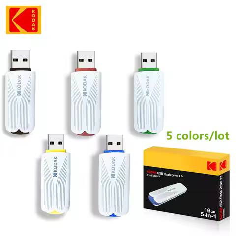 5ps/lot Kodak USB 2.0 Flash Drive 16GB Pen drive/All-in-One Portable Storage with Multi-Device Suppo