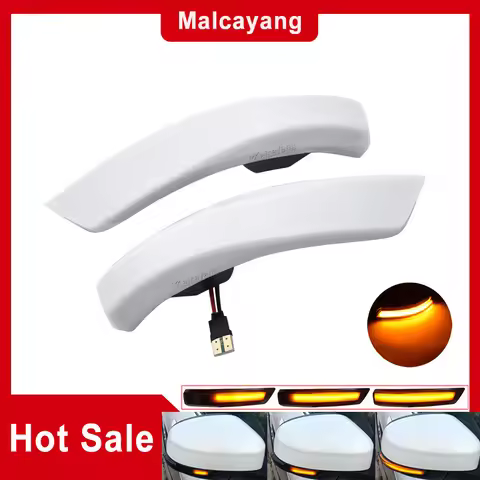 Dynamic Turn Signal Light LED Side Rearview Mirror Sequential Indicator Blinker Lamp For Ford Focus 