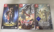 Nintendo Switch 遊戲 Winning Post 10, DQ1&2, Octopath Traveler(歧路旅人)