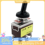 AC 250V 15A on/on 2 Position DPDT Toggle Switch with Waterproof Boot