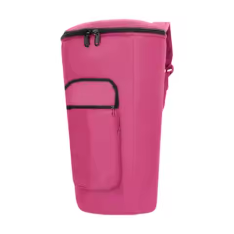 Djembe Bag 12 inch Padded with Pocket Dustproof Handbag Rose Red Storage Bag