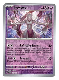 Mewtwo 150/165 - Pokemon 151 - Reverse Foil - Single Card Pokemon - Mewtwo 150/165 - Pokemon 151 - R
