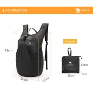 CAMEL CROWN Sports backpack 14L ultra-light outdoor backpack anti-splashing compression carry-on bag foldable backpack