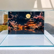Vietnamese super clear 40x25x25 aquarium + decal (Computer Grinding)