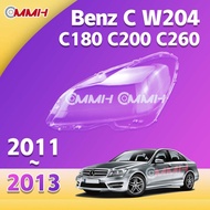 Mercedes Benz C C180 C200 C220 C260 C280 C300 W204 2011-2013 เลนส์ไฟหน้า ฝาครอบไฟหน้า ไฟหน้ารถยนต์ ไ