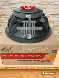Speaker ACR Fabulous 15 inch PA 100152 MK2 SW SUBWOOFER original 1800 Watt 15" Terbaru