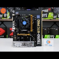 ชุดเมนบอร์ดขุดเหมือง CPU : INTEL PENTIUM G4400 3.3GHz / MB : BIOSTAR TB250-BTC PRO / RAM : DDR4 4GB 