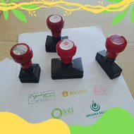 Stempel Flash stampel otomatis warna custom Lunas mini unik Logo uk 4*7