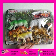 Plastic world of wild animals toys for kids play