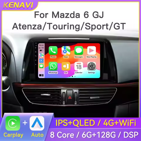 For Mazda 6 Ⅲ GL GJ 2012 - 2017 Car Radio Multimedia Video Player Navigation Stereo GPS Carplay Andr