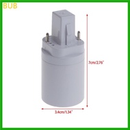 BUB G24 to E27 Socket Base Screw LED Lamp Halogen Light Bulb Adapter Converter