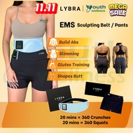 LYBRA EMS Smart Slimming Abdomen Belt Sculpting Pants | Warm Massage Reduce Fat Build Muscle Waist G