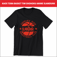 BA0101 Kaos Anime Basket Slamdunk Shohoku High Scool Basketball Slam Dunk