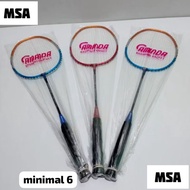 Amanda min.6 racket Amanda brand badminton racket/