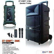 SPEAKER BLUETOOTH PORTABLE WIRELESS DAT DT 1201FT 12 INCI
