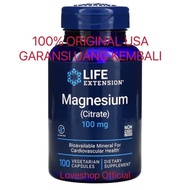 Life Extension Magnesium citrate 100mg quatro formula vitamin d d3 zin