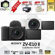 Sony Camera ZV-E10 II Kit PZ 16-50 mm.OSS II กล้อง VLOG Youtube Live Stream - รับประกัน Digilife Tha
