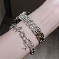 Diamond Bling iWatch Band Strap for iWatch Ultra Series 9 8 7 6 SE 5 45mm 41mm Iwatch 4 3 2 1 Luxry 