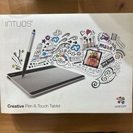 [二手]Wacom INYUOS CTH-480 繪圖板 觸控板 （附5支全新筆芯 官方擦拭布 攜帶包 官網下驅動 ）（含原本裝）