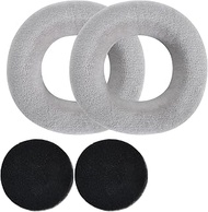 Ear Pad Set Velour in Silver Grey for Beyerdynamic DT 990, DT 880 and Other Models, Ear Pads Compati