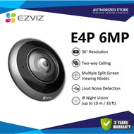 EZVIZ E4P 6MP 3K⁺ Two-Way Talk Human Shape Detection H.265 5G Smart Dual Band Wi-Fi Panoramic Fishey